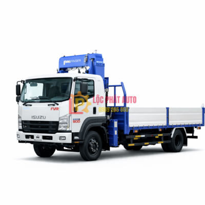 Xe Tải ISUZU FRR 650 5 Tấn Gắn Cẩu TADANO ZE300 3 Tấn