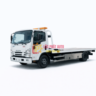 Xe Tải Isuzu 5 Tấn Thùng Lửng Chở Kính