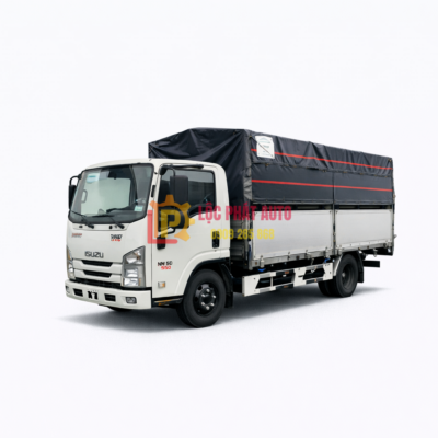 Xe Tải Isuzu NMR 310 3 tấn Thùng Bạt Inox Bửng Nhôm