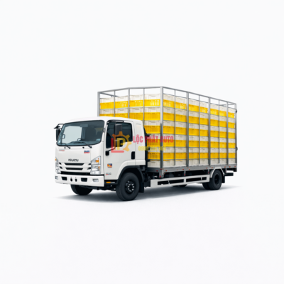 Xe Tải Isuzu NQR 550 5 Tấn Chở Gia Cầm