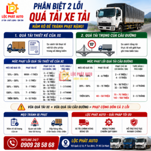 Phân Biệt Lỗi "Quá Tải Thiết Kế Của Xe" Và "Quá Tải Trọng