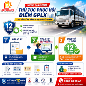 Hướng Dẫn Chi Tiết Thủ Tục Phục Hồi Điểm GPLX Cho Tài Xế Xe Tải Khi Bị Trừ Hết Điểm