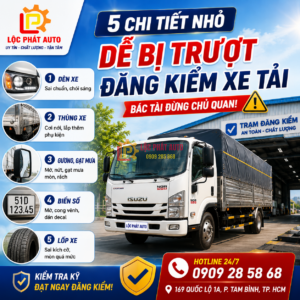 Những Chi Tiết Nhỏ Trên Xe Tải